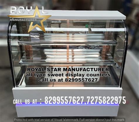 J Shape Stainless Steel 90 Degree Glass Cooling Counter For Bakery At