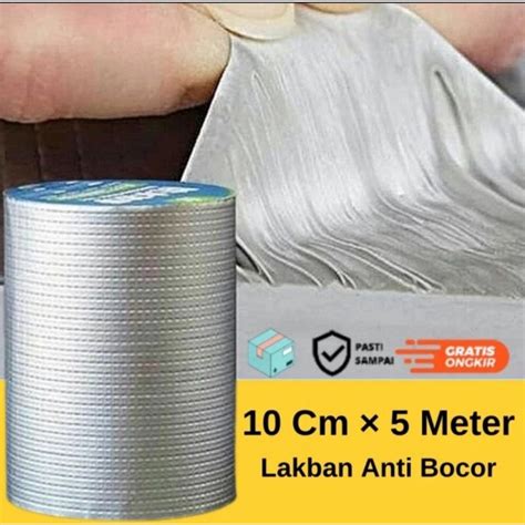 Jual Cmx Mtr Lakban Aluminium Foil Anti Bocor Tape Waterproof