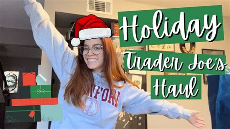 TRADER JOE S HOLIDAY HAUL Prepping For Vlogmas YouTube