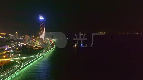 演武大桥世茂海峡双子大厦夜景3840x2160高清视频素材下载编号5705631实拍视频光厂vj师网