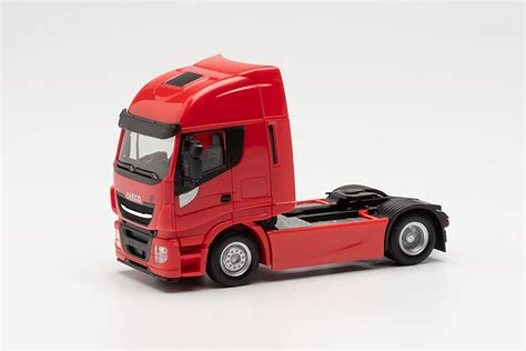 Herpa Tracteur Iveco Stralis Xp Rouge Vif Amazon