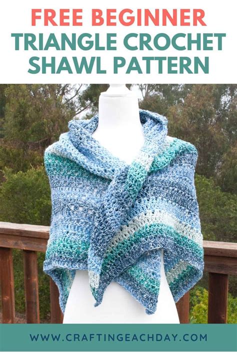 Free Beginner Triangle Crochet Shawl Pattern Shawl Crochet Pattern