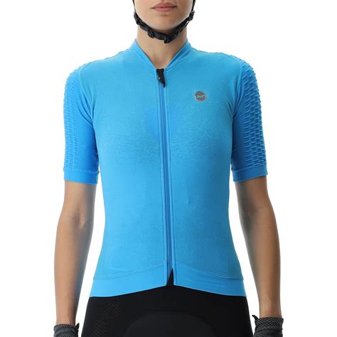 UYN Biking Airwing Short Sleeve Jersey Women Turquoise Black BIKE24