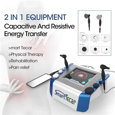 Portable 448 KHz RF Diathermy Smart Tecar Physiothepay Machine Pour La