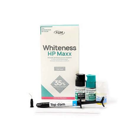 Kit Clareador Whiteness Hp Maxx Fgm Dental Cremer