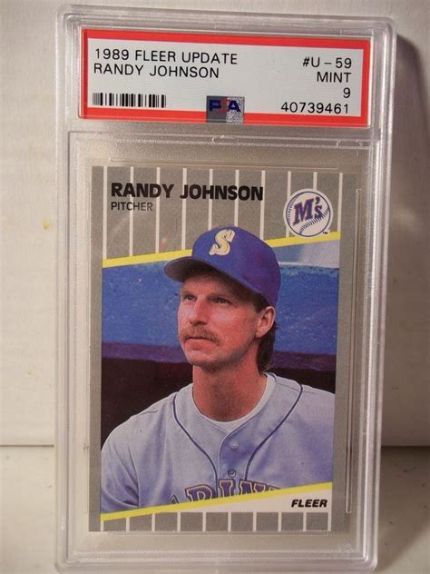 Fleer Update Randy Johnson Rookie Psa Mint Baseball Card U