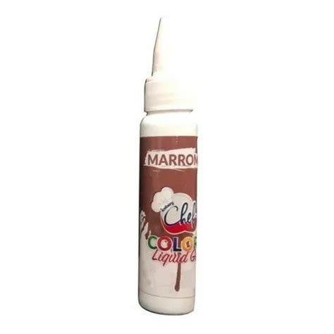 Corante Liquid Gel Marrom G Iceberg Tete Festas