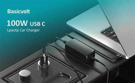 Basicvolt W V V Chargeur Voiture Allume Cigare Usb C Ordinateur