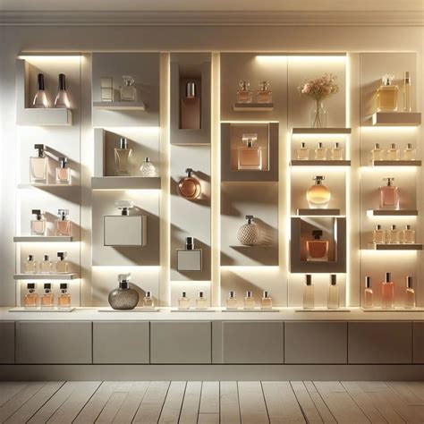 perfume display ideas   fragrant showcase perfume display