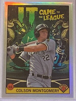 2022 Bowman Chrome It Came To The League Colson Montgomery Chicago