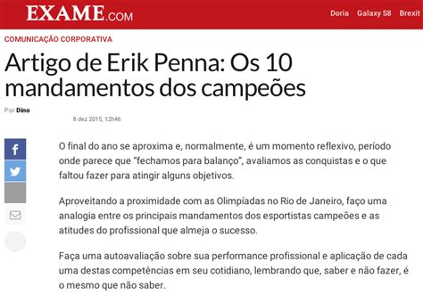 Na M Dia Erik Penna Palestrante De Vendas E Palestrante De Motiva O