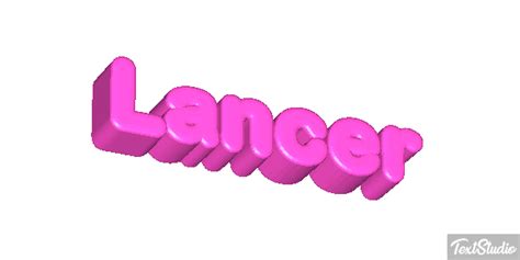 Lancer Word Animated  Logo Designs