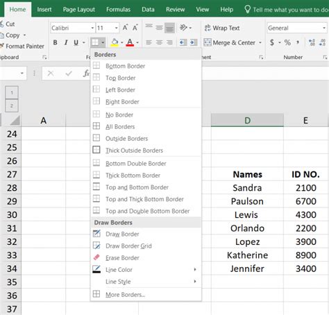 Step By Step How To Add Borders In Excel Quickexcel