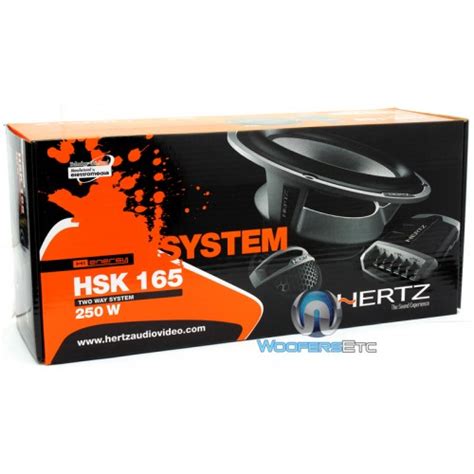 HSK-165.4 - Hertz 6.5" 250W Peak 2-Way Component Speaker System