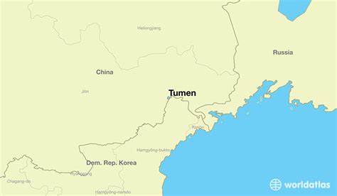 Where is Tumen, China? / Tumen, Jilin Map - WorldAtlas.com