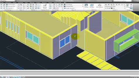 Tutorial Autocad 3D 2012 español modelar una casa parte 4 YouTube