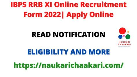 Ibps Rrb Online Form Naukari Chaakari