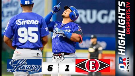 Resumen Tigres Del Licey Vs Leones Del Escogido Nov Serie