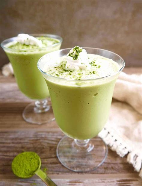 Frozen Dairy Free Matcha Latte Paleo