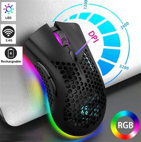 ᐉ Мышь игровая беспроводная бесшумная BM600 2,4G с аккумулятором и ...