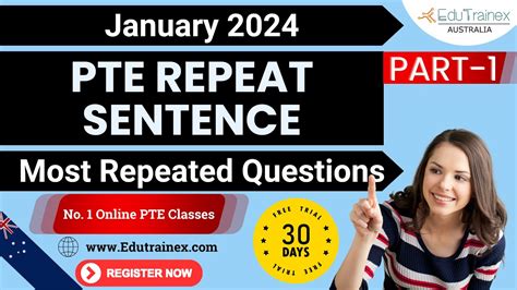 PTE Repeat Sentence January 2024 50 Most Repeated Questions Part