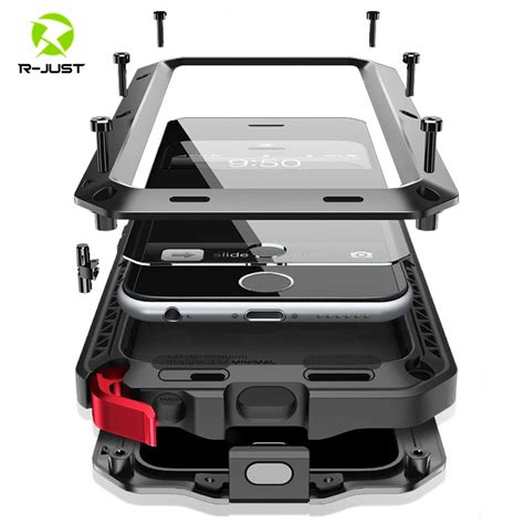 Heavy Duty Doom Armor Metal Aluminum Shockproof Case For Iphone 13 12