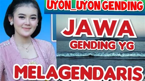 Uyon Uyon Gending Jawa Klasik Sinom Gandrung Asmorondono Ricik Ricik Yg