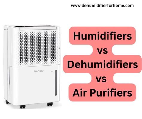 The Difference Between Humidifiers Vs Dehumidifiers Vs Air Purifiers