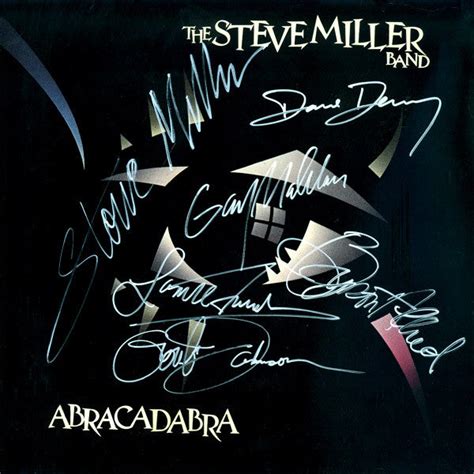 Steve Miller Band Signed Abracadabra Album – Zion Graphic Collectibles