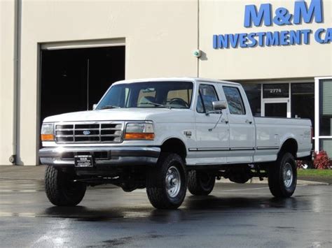 1997 Ford F 350 Xlt 4x4 Crew Cab Long Bed 73l Turbo Diesel