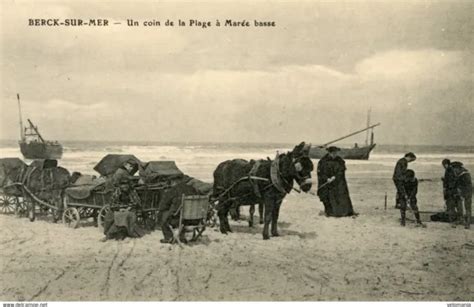 S11427 CPA 62 Berck sur Mer un coin de la plage à marée basse EUR 10