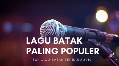 6 Lagu Batak Terpopuler Sepanjang Masa, Mana yang Sering Kamu Dengar ...