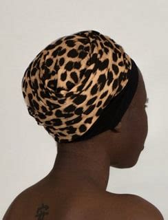 Turbans Chimio Motif Leopard Atelier Foudre Turbans