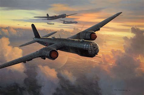 Aviation And Transport Art Heinkel He177 A 3