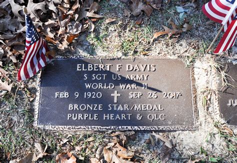 Elbert Franklin Davis 1920 2017 Mémorial Find a Grave