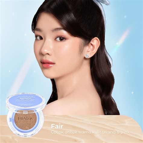 Jual BIOAQUA Hydrating Soft And Flawless Air Cushion BB Cream Medium Coverage Make Delicate Nude