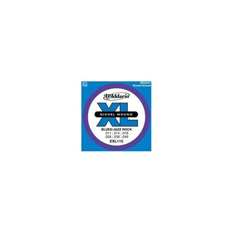 D Addario Exl Nickel Wound Medium Blues Jazz Rock Electric