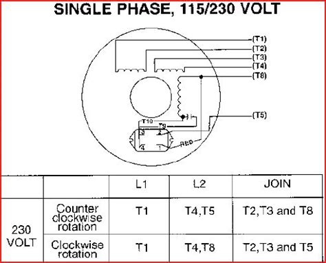 115 230 Volt Electric Motor Wiring Diagram
