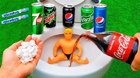 Experiment Stretch Armstrong Vs Cola Mtn Dew Sprite Pepsi Up