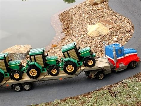 John Deere Lego Tractors And Combines On Display