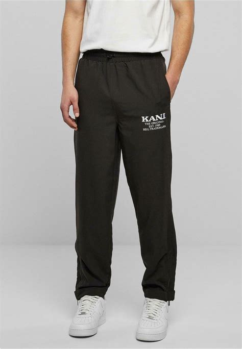 Karl Kani Retro Straight Leg Tracksuit Bottoms Black Zalandoie