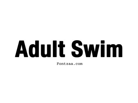 Adult Swim Font - Fontzaa - Exclusive Fonts Library