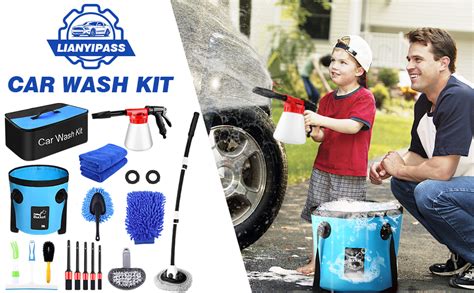 Amazon Lianyipass Car Wash Cleaning Kit Pcs Car Wash Kit With