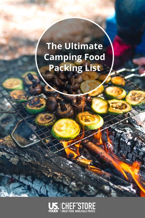 The Ultimate Camping Food Packing List Food To Bring Camping, Camping ...