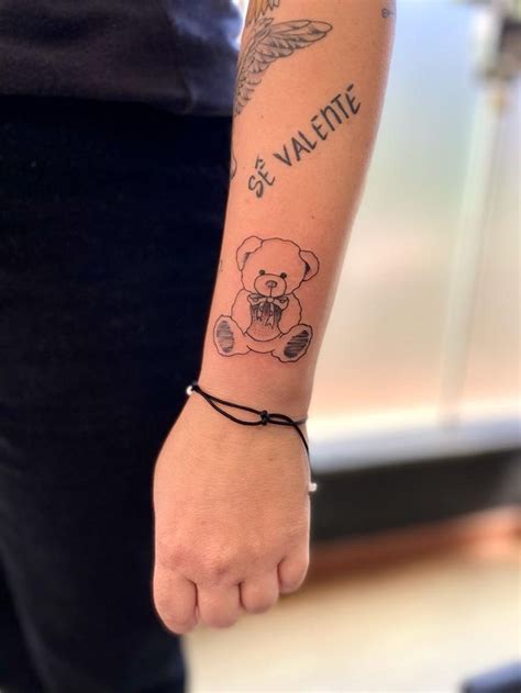 Ursinho De Pel Cia Em Tattoo Ursos Urso De Pel Cia Tatoo