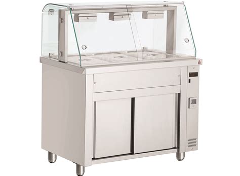 Product Focus Inomak Miv Free Standing Bain Marie With Heated Storage