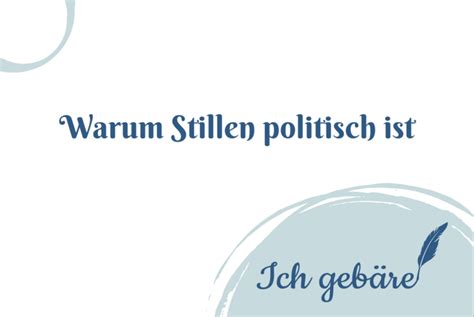 Warum Stillen Politisch Ist Ausf Hrliche Buchrezension Ich Geb Re