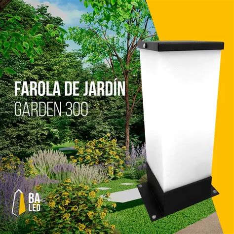 Farol Columna Piso Sendero Exterior Iluminacion G Pack En Venta En