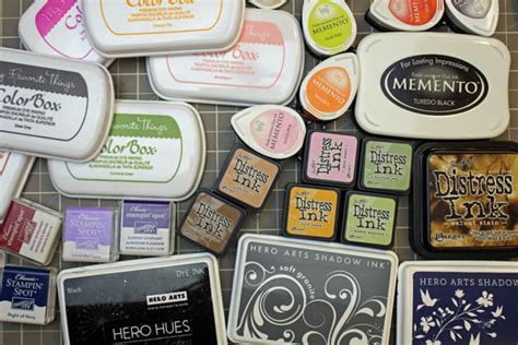 Stamping 101 Types Of Stamping Inks Craftsy