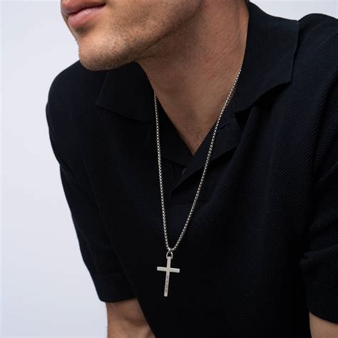 Faith Over Fear Rope Cross Necklace for Men - IsraelBlessing